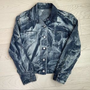 midriff jean jacket